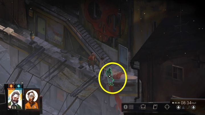 Zadanie możecie otrzymać od postaci Cindy Czacha - dziewczyna przebywa na lewym balkonie budynku mieszkalnego Apartamentowiec Półwysep - Disco Elysium: Znajdź opancerzone rękawice - solucja - Disco Elysium - poradnik do gry