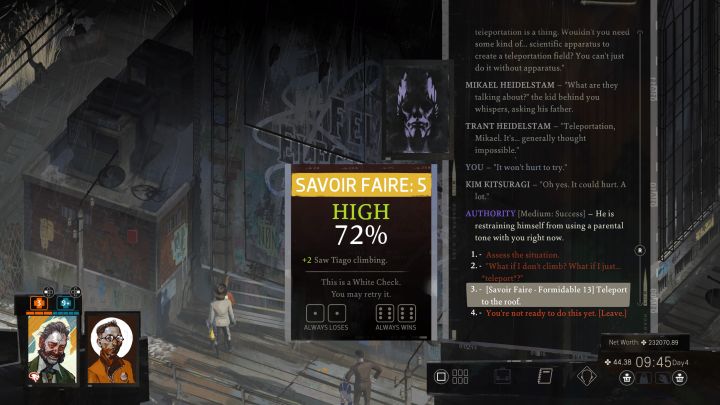 Są 2 sposoby na dostanie się do wnętrza budynku - Disco Elysium: Poszukaj Ruby na wybrzeżu - solucja - Disco Elysium - poradnik do gry