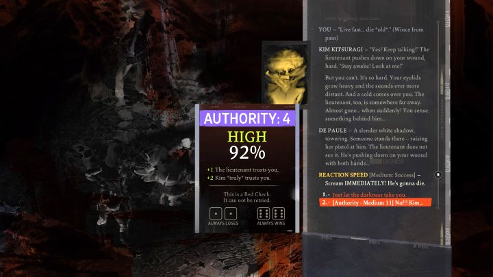 W wyniku ostatnich wydarzeń znajdziecie się na granicy utraty przytomności i z pomocą przyjdzie Wam Kim - Disco Elysium: Wróć do Whirling-in-Rags - solucja - Disco Elysium - poradnik do gry