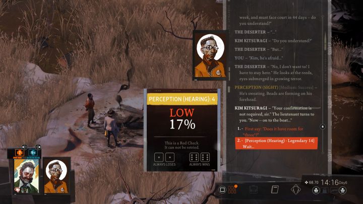 Tytułowy wielki insekt może pojawić się po przesłuchaniu Dezertera - jest to częścią głównych zadań Spraw, aby dezerter przyznał się do winy oraz Wyciągnij z niego motyw opisanych na poprzednich stronach solucji - Disco Elysium: Przyjrzyj się straszykowi - solucja - Disco Elysium - poradnik do gry