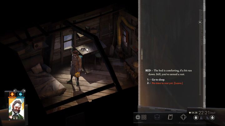 W dalszym ciągu możliwe jest dalsze opłacanie noclegów w Whirling-in-Rags i ignorowanie chaty na wybrzeżu - Disco Elysium: Jak nie płacić za nocleg w Whirling-in-Rags? - Disco Elysium - poradnik do gry