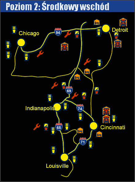 Miasto - Środkowy wschód | Mapy | Hard Truck 18 Wheels of Steel - Hard Truck 18 Wheels of Steel - poradnik do gry