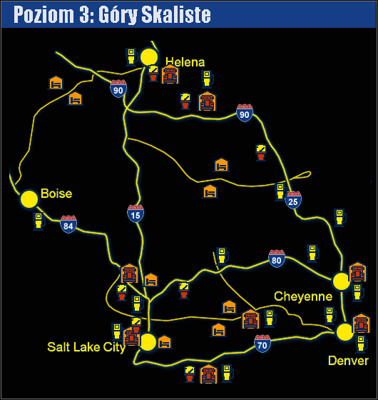 Miasto - Góry Skaliste | Mapy | Hard Truck 18 Wheels of Steel - Hard Truck 18 Wheels of Steel - poradnik do gry