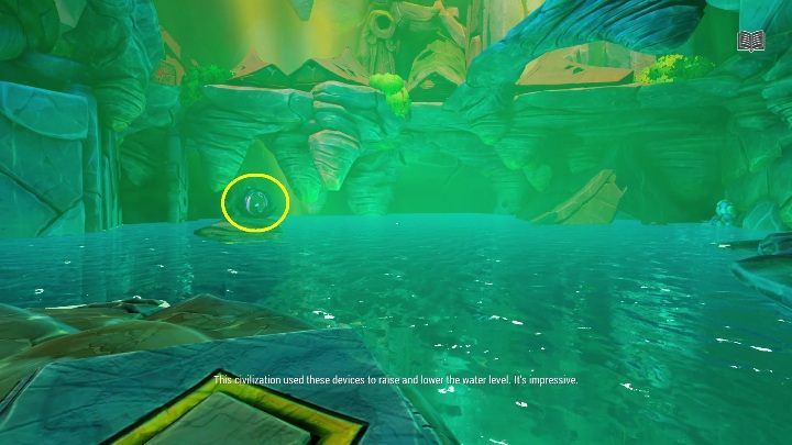 Jeśli macie pewność, że zbadaliście już wszystko wejdźcie do wody, aby popchnąć fabułę do przodu - Call of the Sea: Rozdział 5, Zatopione - solucja, opis przejścia - Call of the Sea - poradnik do gry