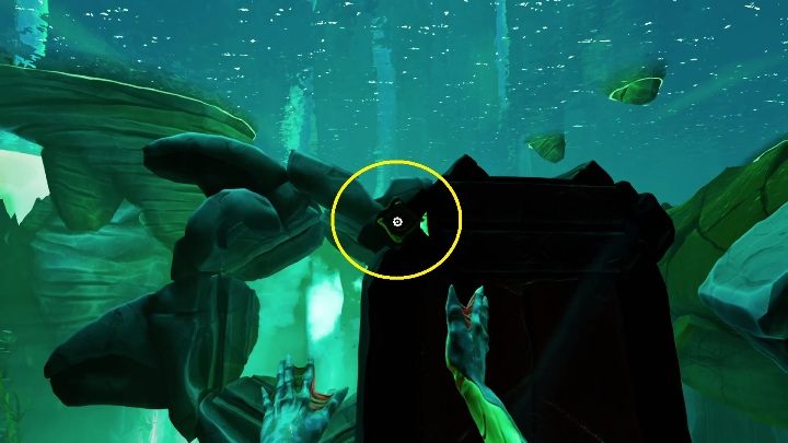 Po odpowiednim ułożeniu wszystkich takich punktów podpłyńcie na samą górę - Call of the Sea: Rozdział 5, Zatopione - solucja, opis przejścia - Call of the Sea - poradnik do gry