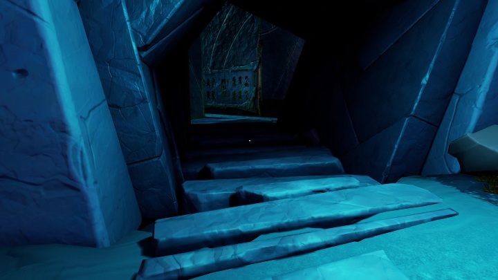 Ten mural znajduje się zaraz za drugimi drzwiami - Call of the Sea: Rozdział 6, Fhalgofn - malowidła ścienne - Call of the Sea - poradnik do gry