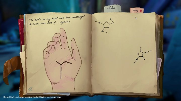 Ten symbol znajdziecie na kamiennej bramie, na prawo od wejścia - Call of the Sea: Rozdział 6, Fhalgofn - notatki - Call of the Sea - poradnik do gry