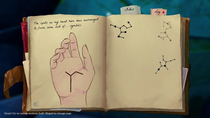 Ten symbol znajdziecie na kamiennej bramie, na lewo od wejścia - Call of the Sea: Rozdział 6, Fhalgofn - notatki - Call of the Sea - poradnik do gry