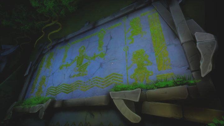 Rozdział: 4 - Niezły występ - Call of the Sea: Rozdział 4, Niezły występ - malowidła ścienne - Call of the Sea - poradnik do gry