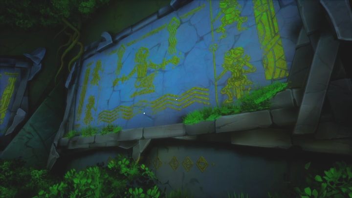 Rozdział: 4 - Niezły występ - Call of the Sea: Rozdział 4, Niezły występ - malowidła ścienne - Call of the Sea - poradnik do gry