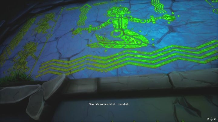 Rozdział: 4 - Niezły występ - Call of the Sea: Rozdział 4, Niezły występ - malowidła ścienne - Call of the Sea - poradnik do gry