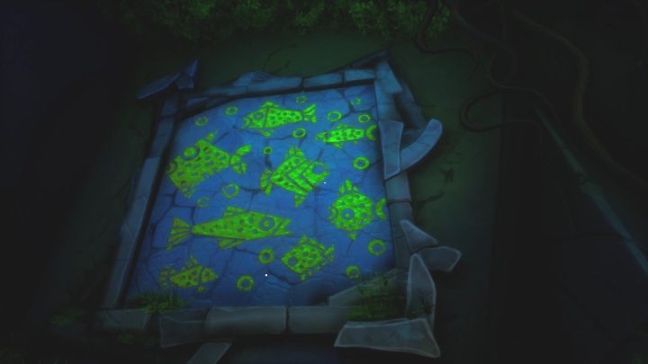 Rozdział: 4 - Niezły występ - Call of the Sea: Rozdział 4, Niezły występ - malowidła ścienne - Call of the Sea - poradnik do gry