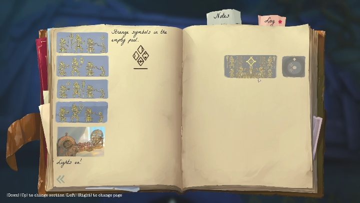 To pierwszy mural idąc od lewej ściany - Call of the Sea: Rozdział 4, Niezły występ - malowidła ścienne - Call of the Sea - poradnik do gry