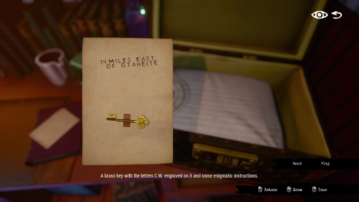 Po otwarciu walizki musicie przyjrzeć się zdjęciu po lewej stronie - Call of the Sea: Prolog, Rodzinna pamiątka - solucja, opis przejścia - Call of the Sea - poradnik do gry