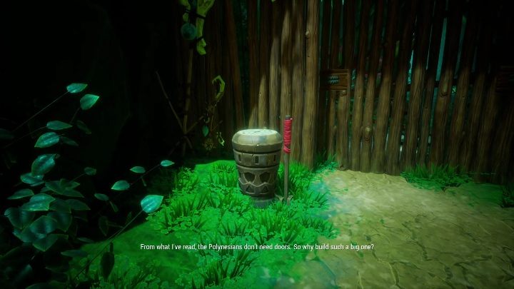 Brama posiada specyficzny mechanizm - Call of the Sea: Rozdział 1, 74 mile na wschód od Otaheité - solucja - Call of the Sea - poradnik do gry