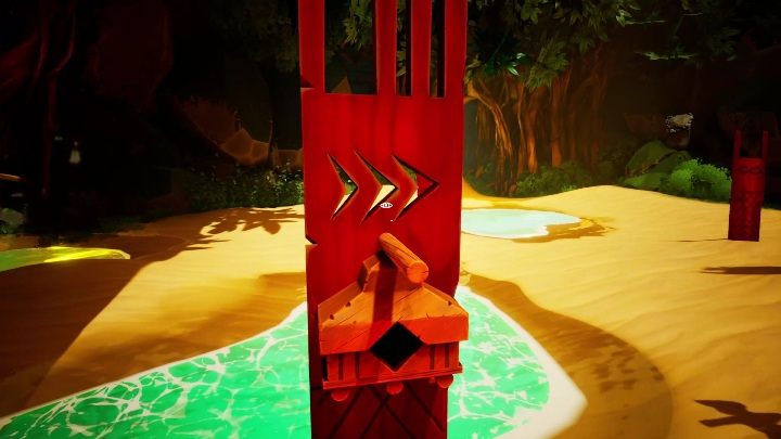 Aby zdobyć ten symbol musicie zbadać element nad karmnikiem dla ptaków - Call of the Sea: Rozdział 1, 74 mile na wschód od Otaheité - notatki - Call of the Sea - poradnik do gry