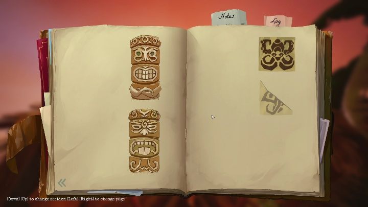 To godło znajduje się na dachu chatki, zaraz obok 2 tiki - Call of the Sea: Rozdział 2, Ekspedycja Everharta - notatki - Call of the Sea - poradnik do gry