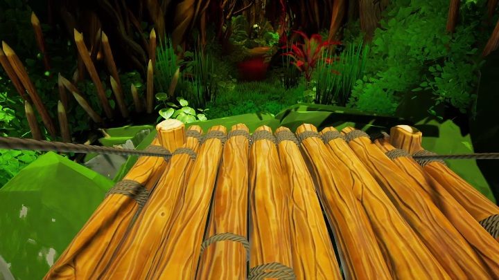 Po odpowiednim ułożeniu symboli możecie przejść na drugą stronę - Call of the Sea: Mechanizm mostu - zagadka, rozdział 1 - Call of the Sea - poradnik do gry