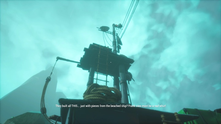 Idźcie cały czas do przodu, miniecie wiele kamiennych symboli oraz kilka anten - Call of the Sea: Rozdział 4, Niezły występ - solucja, opis przejścia - Call of the Sea - poradnik do gry