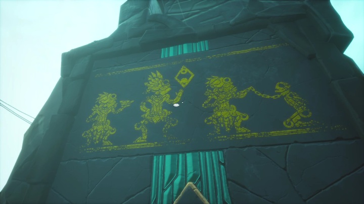 Pierwsze zadanie wykonacie na samym szczycie góry - Call of the Sea: Rozdział 4, Niezły występ - solucja, opis przejścia - Call of the Sea - poradnik do gry