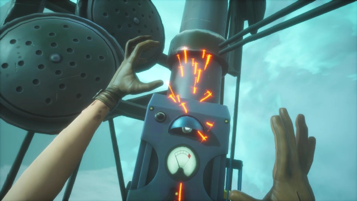 Następnie wejdźcie pod drabinach i spróbujcie uruchomić ostatnie zasilanie - Call of the Sea: Rozdział 4, Niezły występ - solucja, opis przejścia - Call of the Sea - poradnik do gry