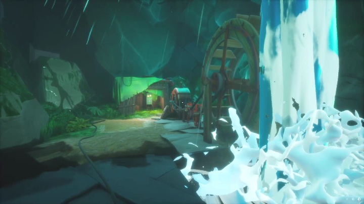 Zasilania nie uruchomisz jeśli nie rozwiążesz zagadki z wodospadem - Call of the Sea: Zasilanie - zagadka, rozdział 4 - Call of the Sea - poradnik do gry