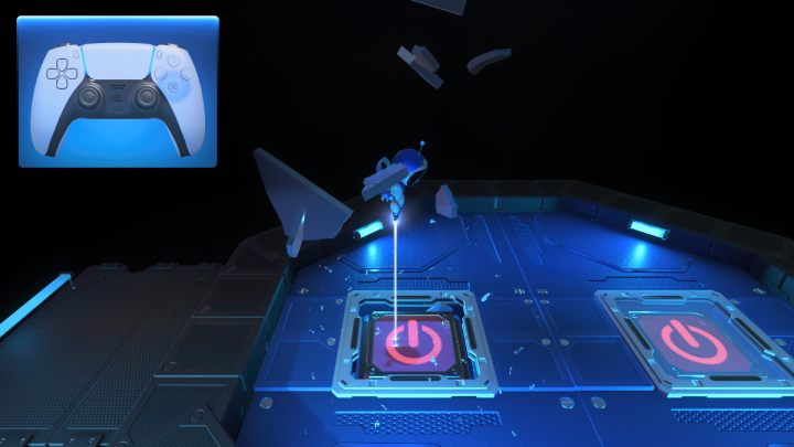 Gra rozpocznie się po krótkiej prezentacji nowego kontrolera - Astros Playroom: Plac CPU - solucja, opis przejścia - Astros Playroom - poradnik do gry