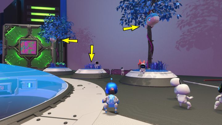 Zanim wyruszysz eksplorować dostępne obszary, dokładnie przeszukaj plac CPU - Astros Playroom: Plac CPU - solucja, opis przejścia - Astros Playroom - poradnik do gry