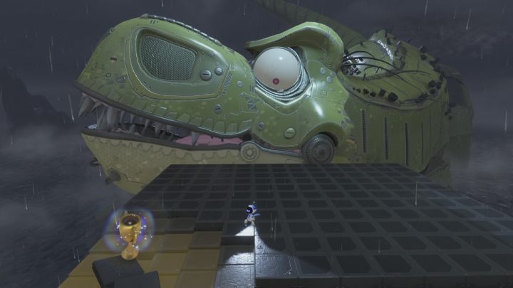 Gdy przetrwasz wszystkie serie jego ataków, T - Astros Playroom: 1994 - solucja, opis przejścia - Astros Playroom - poradnik do gry