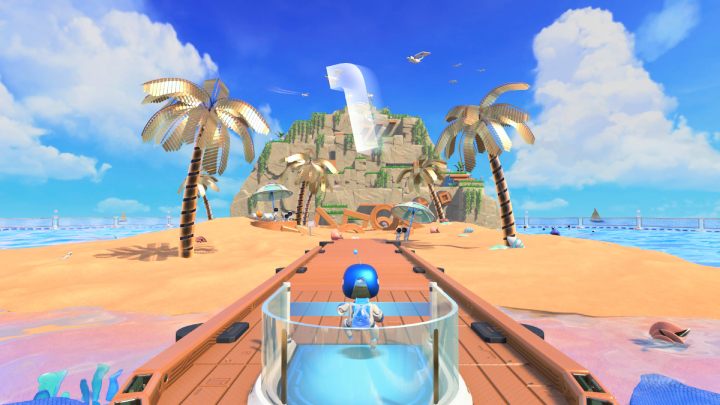 Wyścigi sieciowe to mini trasy, z wyglądu przypominające jeden z poziomów w grze, które przechodzisz na czas - Astros Playroom: Wyścigi sieciowe - solucja, opis przejścia - Astros Playroom - poradnik do gry