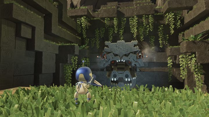 Gdy przetrwasz ataki, smok na chwilę się zmęczy - Astros Playroom: Ruiny raytrace - boss, jak pokonać? - Astros Playroom - poradnik do gry