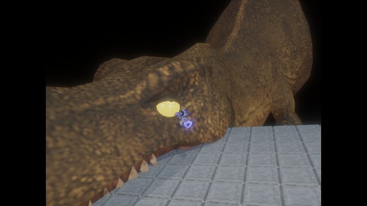 Jeśli przetrwasz wszystkie jego ataki, T - Astros Playroom: T. Rex - boss, jak pokonać? - Astros Playroom - poradnik do gry