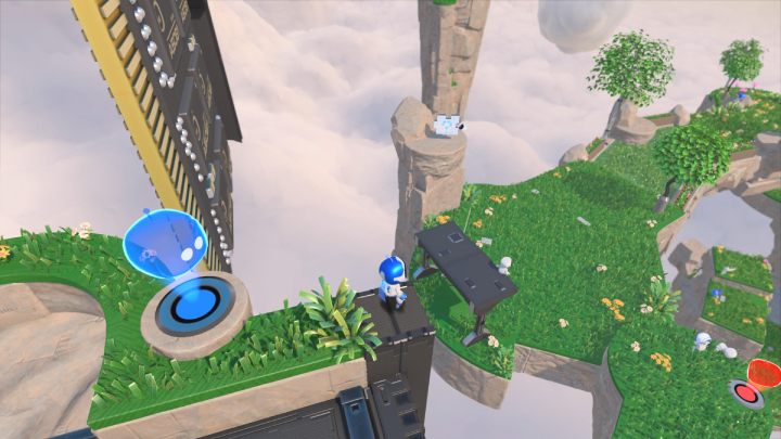 Podejdź do kolejnego punktu kontrolnego - Astros Playroom: Wietrzna brama - solucja, opis przejścia - Astros Playroom - poradnik do gry