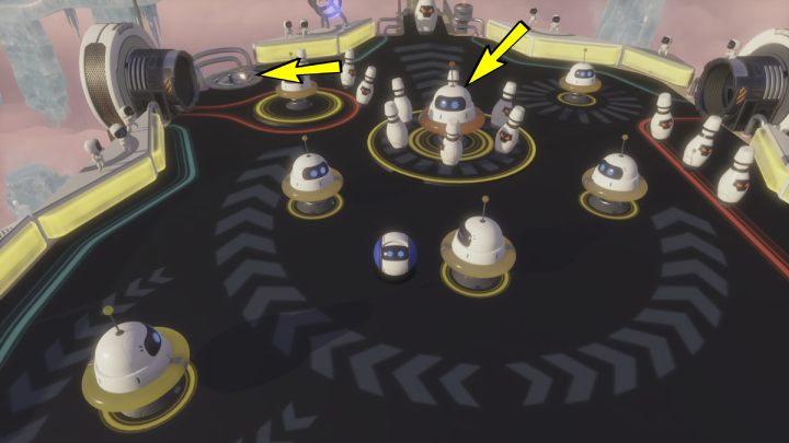 Znajdziesz się na polu pinballowym - Astros Playroom: Aleja flipperów - solucja, opis przejścia - Astros Playroom - poradnik do gry