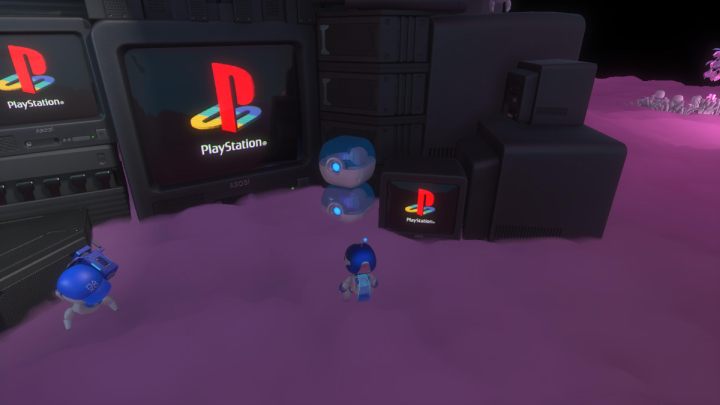 Znajdziesz się na końcu Łąki Pamięci - Astros Playroom: Aleja flipperów - solucja, opis przejścia - Astros Playroom - poradnik do gry