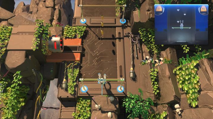 Wspinaj się na górę używając drążków - Astros Playroom: Góra płyta główna - solucja, opis przejścia - Astros Playroom - poradnik do gry