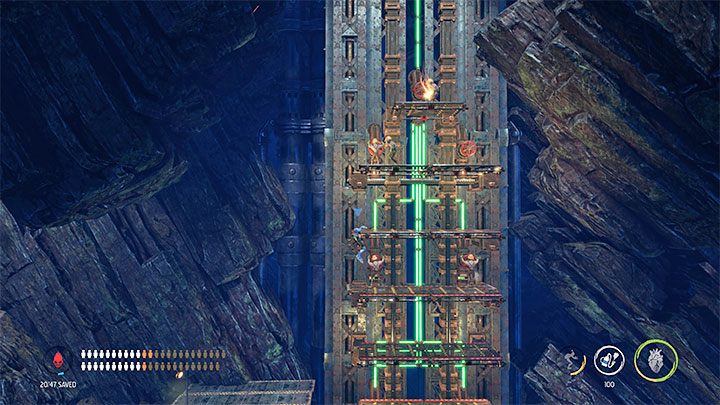 Wymagania do zdobycia platynowej odznaki: Uratowano 47 Mudokonów - Oddworld Soulstorm: Odznaki (wyzwania), The Mines - lista, solucja - Oddworld Soulstorm - poradnik do gry