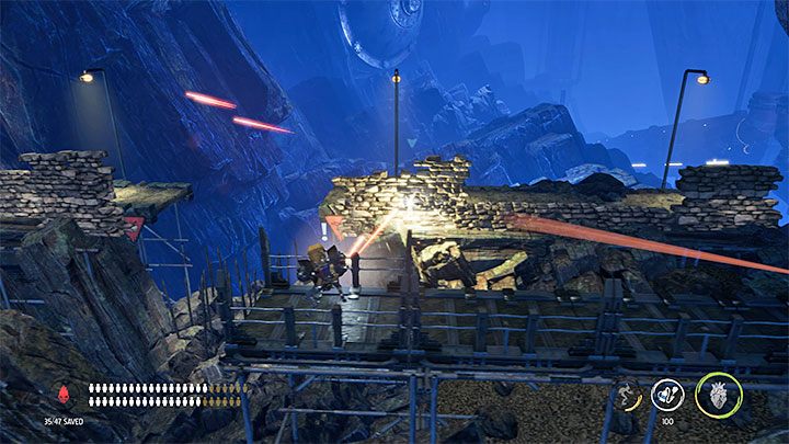 Wyruszamy w lewo - Oddworld Soulstorm: Znalezienie drogi na Poziom 3, The Mines - solucja - Oddworld Soulstorm - poradnik do gry