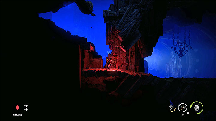 Nieco dalej zauważymy kolejną płytę naciskową i trzeba nad nią przeskoczyć - Oddworld Soulstorm: Odnalezienie Fragons Eye, The Sanctum - solucja - Oddworld Soulstorm - poradnik do gry