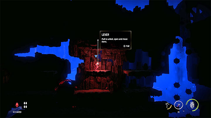 Wyruszamy z powrotem w lewo i korzystamy z niedostępnego wcześniej lewego górnego przejścia - Oddworld Soulstorm: Odnalezienie Fragons Eye, The Sanctum - solucja - Oddworld Soulstorm - poradnik do gry