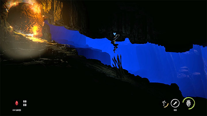 Niedługo po rozpoczęciu eksploracji tej lokacji zacznie przetaczać się wielki głaz, który może zmiażdżyć Abea - Oddworld Soulstorm: Odnalezienie Fragons Eye, The Sanctum - solucja - Oddworld Soulstorm - poradnik do gry