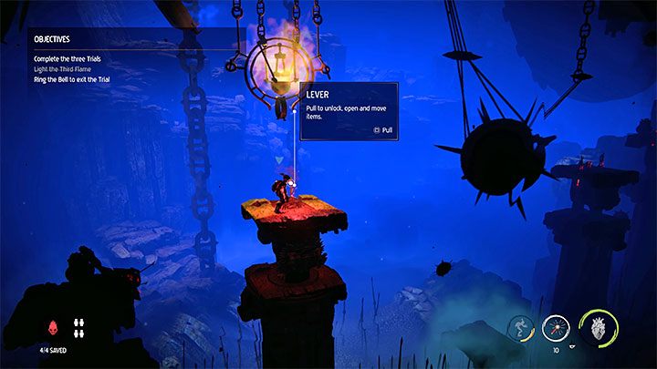 Rozpoczynamy eksplorację dolnego obszaru (flary są tu bardzo pomocne) i docieramy do windy - Oddworld Soulstorm: Odnalezienie Fragons Eye, The Sanctum - solucja - Oddworld Soulstorm - poradnik do gry