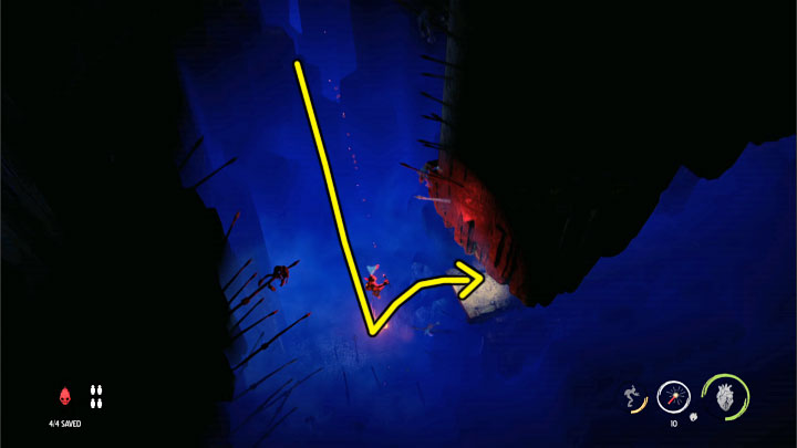 Abe po dotarciu na większą lewą półkę musi wykonać tzw - Oddworld Soulstorm: Odnalezienie Fragons Eye, The Sanctum - solucja - Oddworld Soulstorm - poradnik do gry