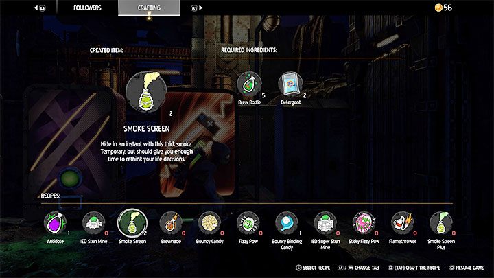 Wymagane składniki do craftingu: Brew Bottle, Detergent - Oddworld Soulstorm: Gadżety - lista wszystkich - Oddworld Soulstorm - poradnik do gry