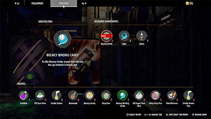 Wymagane składniki do craftingu: Bouncy Candy, Tape, Epoxy (rzadki materiał) - Oddworld Soulstorm: Gadżety - lista wszystkich - Oddworld Soulstorm - poradnik do gry