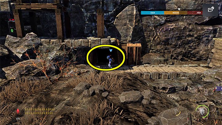 Dolatujemy latającym Sligiem do ostatniej dźwigni i pociągamy za nią - Oddworld Soulstorm: Pozbycie się snajperów, Sorrow Valley - solucja - Oddworld Soulstorm - poradnik do gry