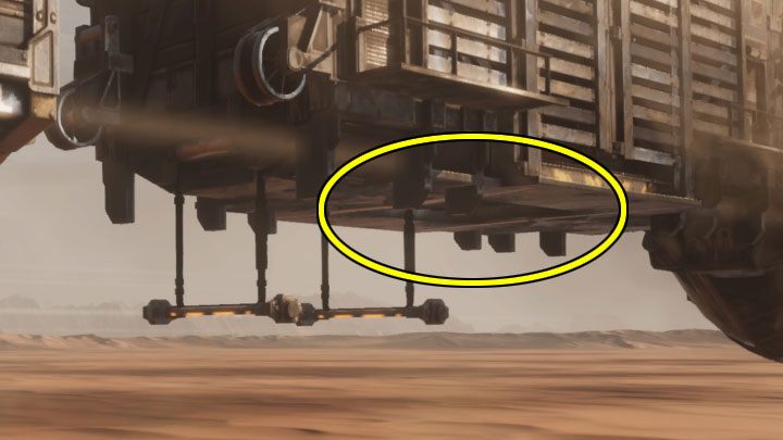 W okolicy tej pojawia się okazja do opętania nowego Flying Sliga - Oddworld Soulstorm: Slig Mama, pojedynek z bossem, The Hijack - solucja - Oddworld Soulstorm - poradnik do gry