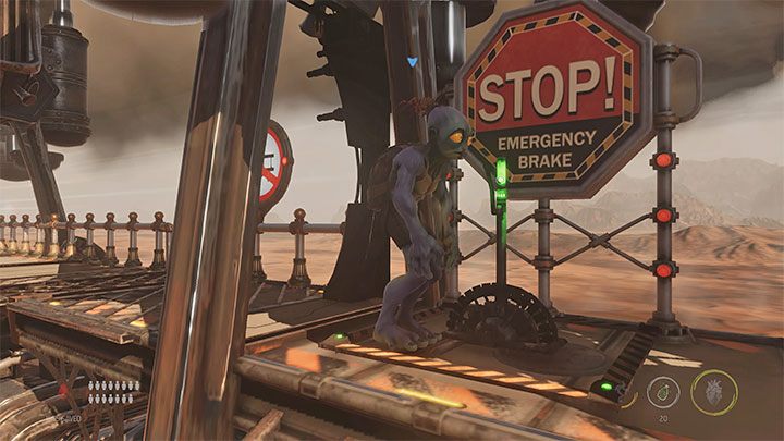 Końcówka misji to już czysta formalność - Oddworld Soulstorm: Slig Mama, pojedynek z bossem, The Hijack - solucja - Oddworld Soulstorm - poradnik do gry