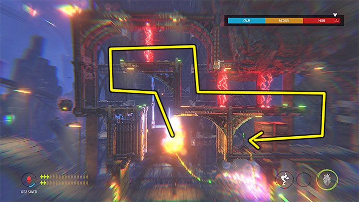 Na lewo od miejsca zakończenia przejażdżki znajdziemy maszynę do recyklingu oraz 2 automaty - możemy dokonać zakupu gum Gum oraz puszek Fizzy Pop - Oddworld Soulstorm: Ominięcie ochrony, Necrum - solucja, opis przejścia - Oddworld Soulstorm - poradnik do gry