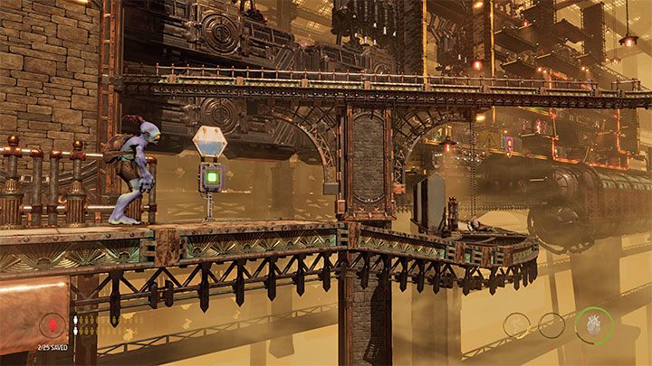 1 - Oddworld Soulstorm: Odblokowanie platformy w Workzone 1, Feeco Depot - solucja - Oddworld Soulstorm - poradnik do gry